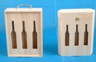 木制酒瓶包装盒, 木制酒瓶包装盒